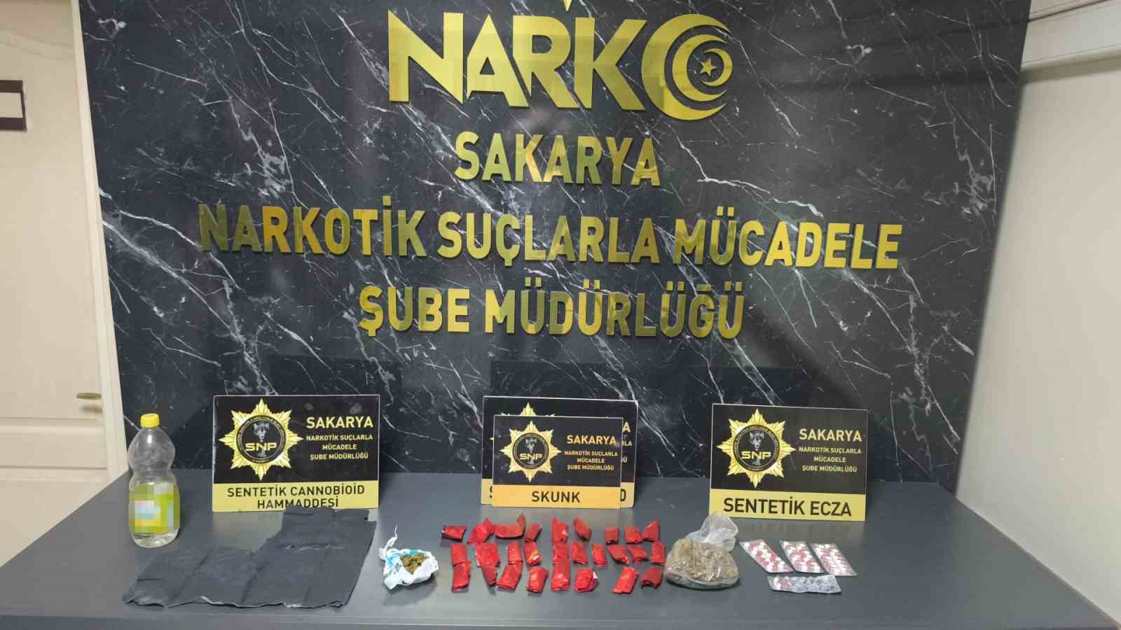 Sakarya’daki uyuşturucu operasyonunda 1 kişi tutuklandı