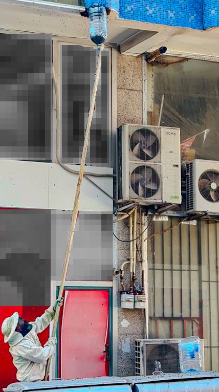 &Ccedil;orum&rsquo;da sokakta arı paniği: Esnaf uzaklaştırdı
