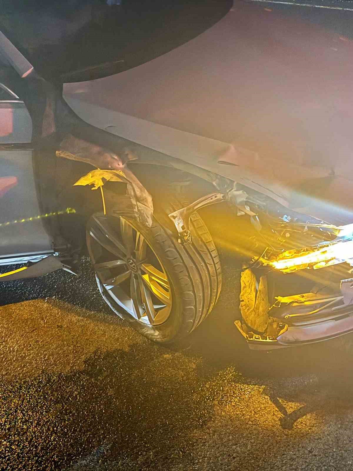 Otomobil elektrikli bisiklete çarptı: 1 ölü