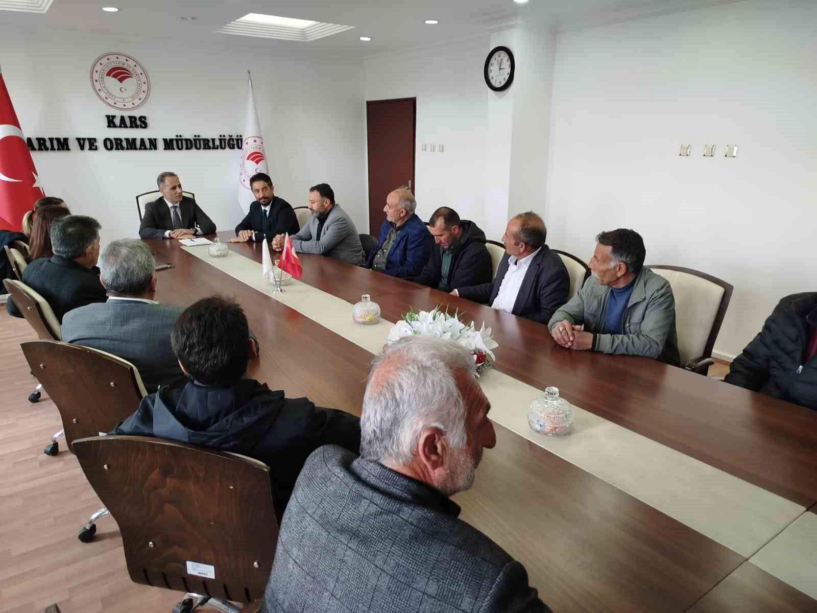Kars hayvancılığı masaya yatırıldı: Birlik Başkanı Eren Alp’ten Aydın’a ziyaret