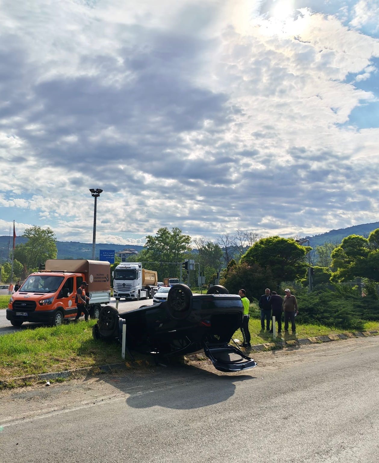 Zonguldak’ta trafik kazasında 1 kişi yaralandı