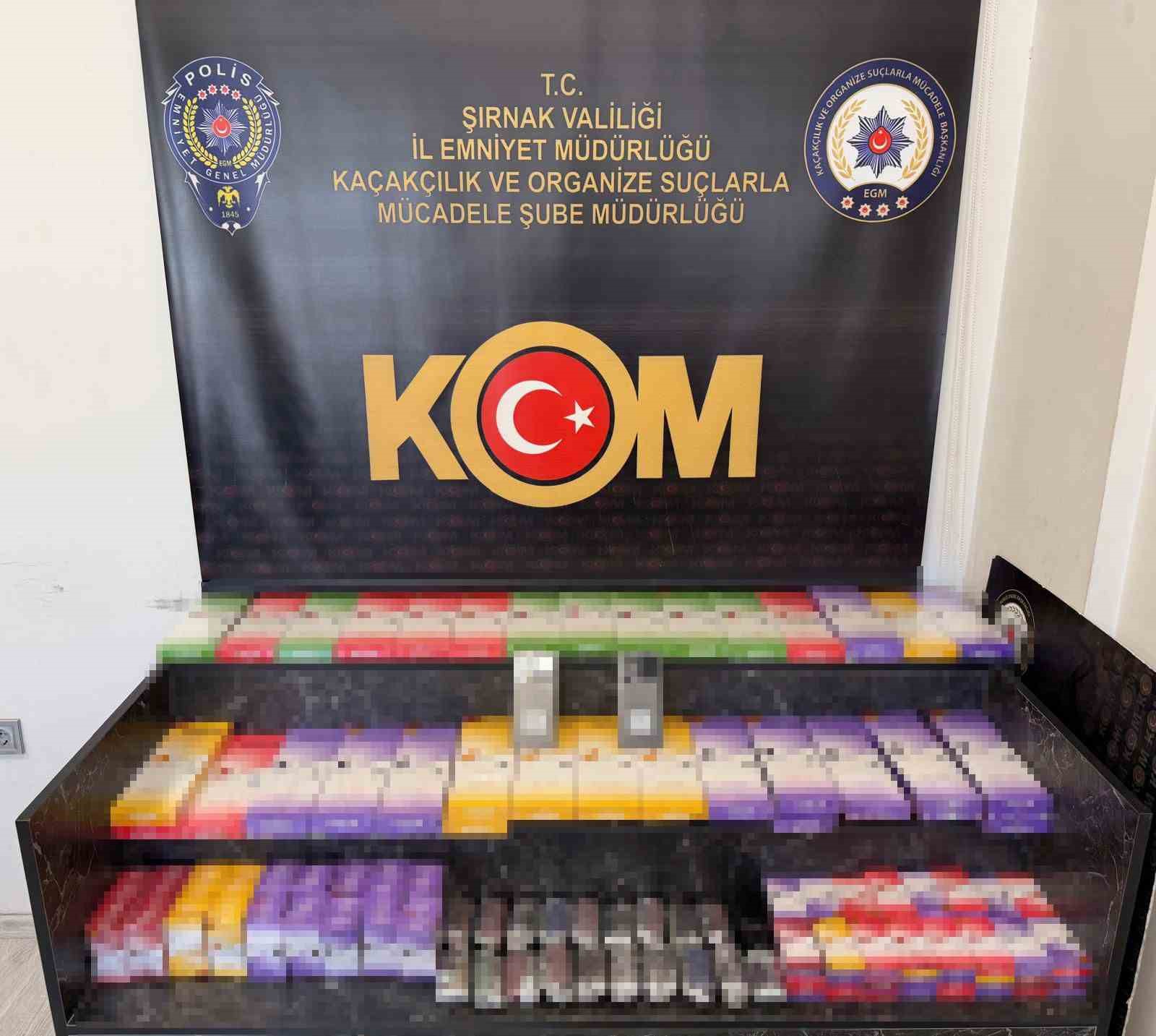 Şırnak’ta asayiş, narkotik ve kaçakçılık operasyonunda 22 gözaltı