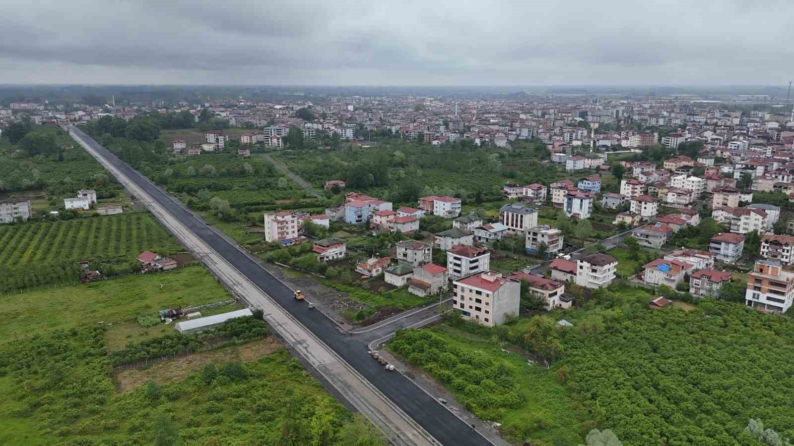Büyükşehir’den Terme’nin ulaşım altyapısına güçlü katkı