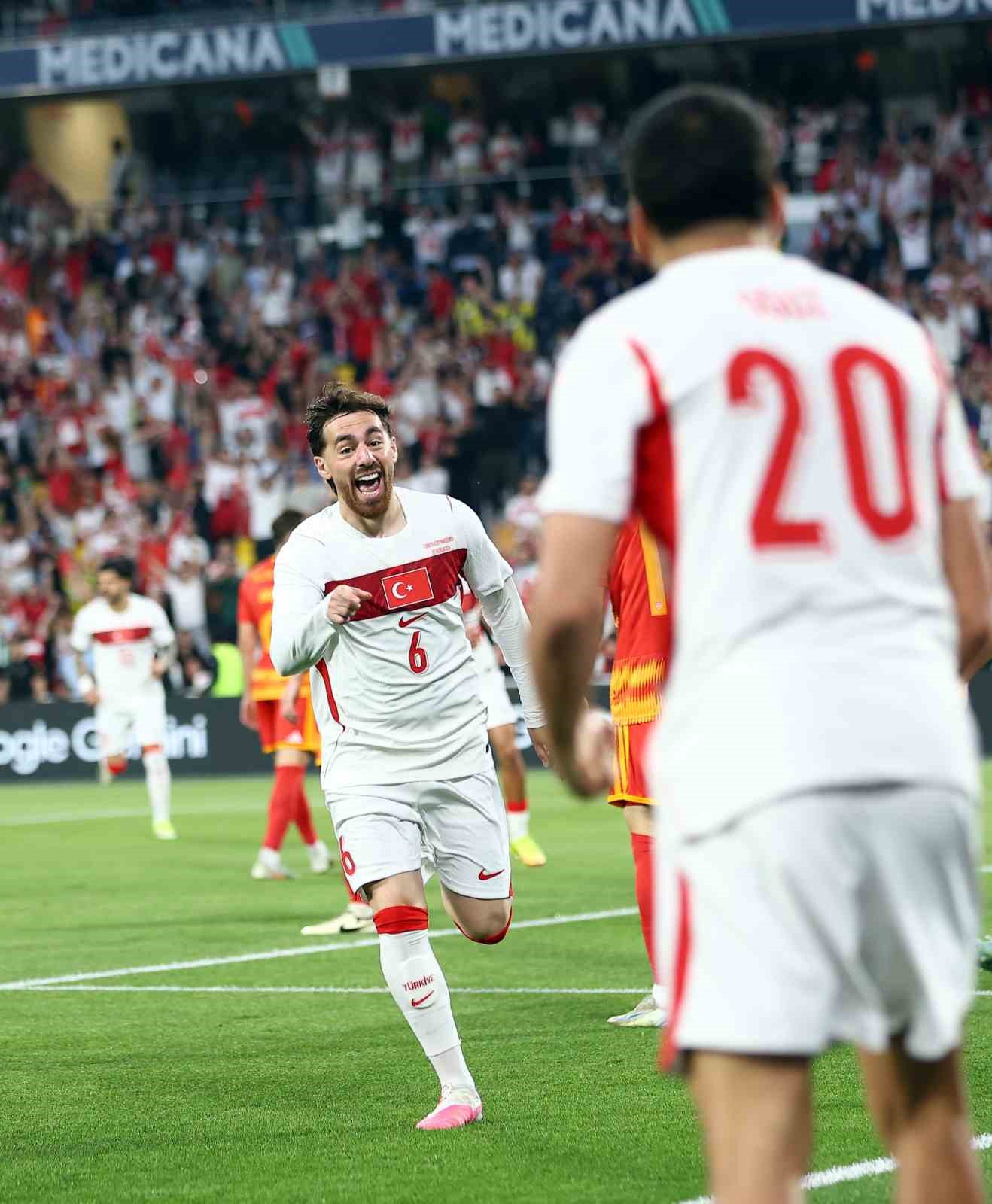 Hazırlık ma&ccedil;ı: T&uuml;rkiye: 2 - Kuzey Makedonya: 0 (Ma&ccedil; devam ediyor)
