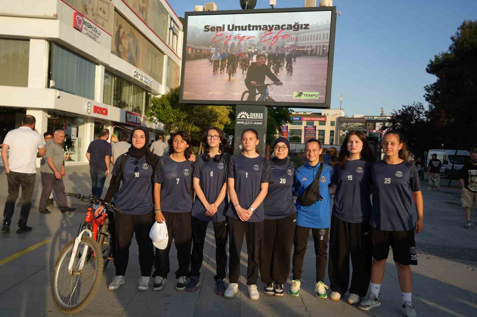 Pedallar 13 yaşında hayatını kaybeden Efe için çevrildi
