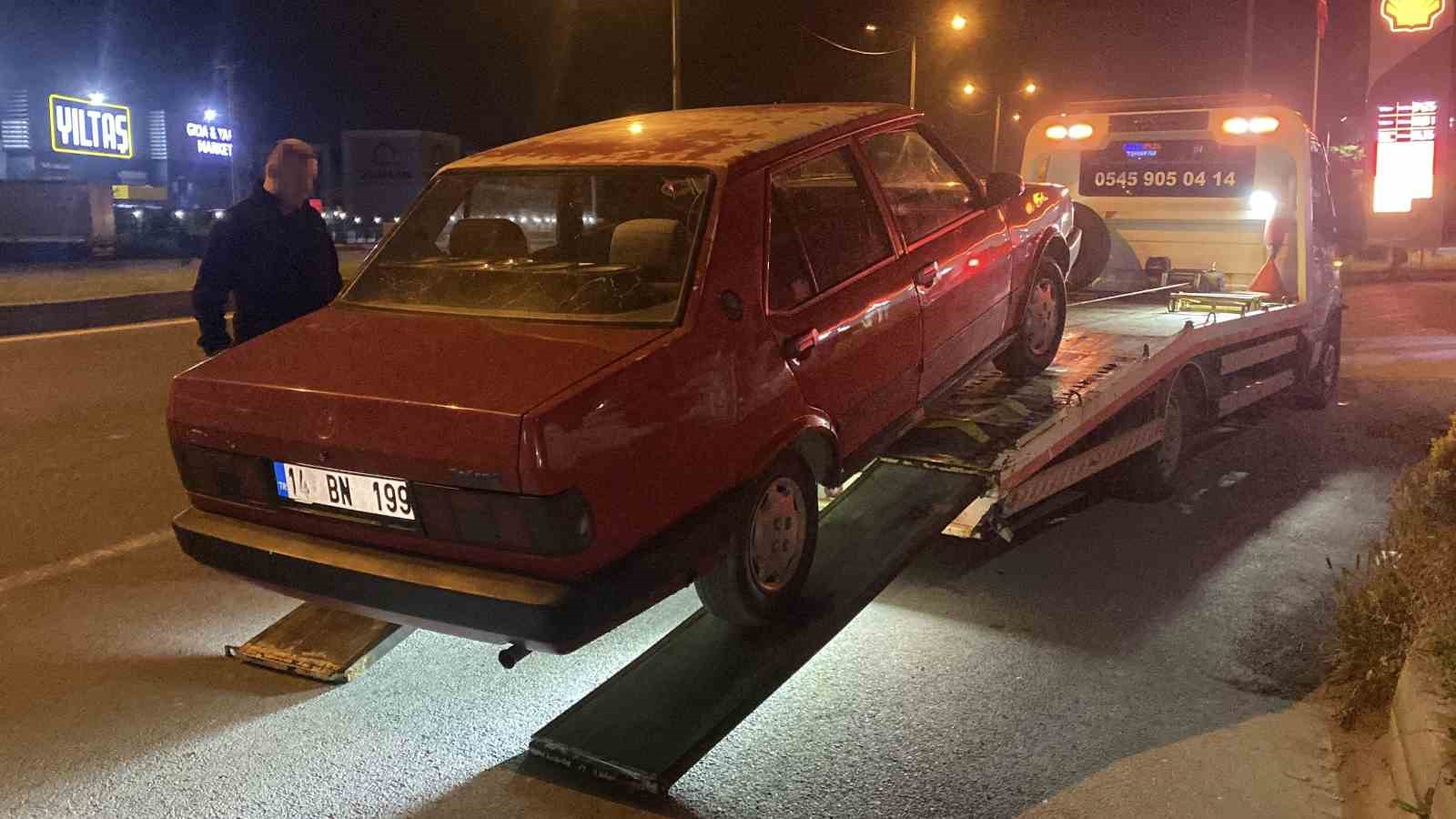 Bolu’da polisten 2 kilometre kaçıp izini kaybettirdi: 200 bin lira ceza yedi
