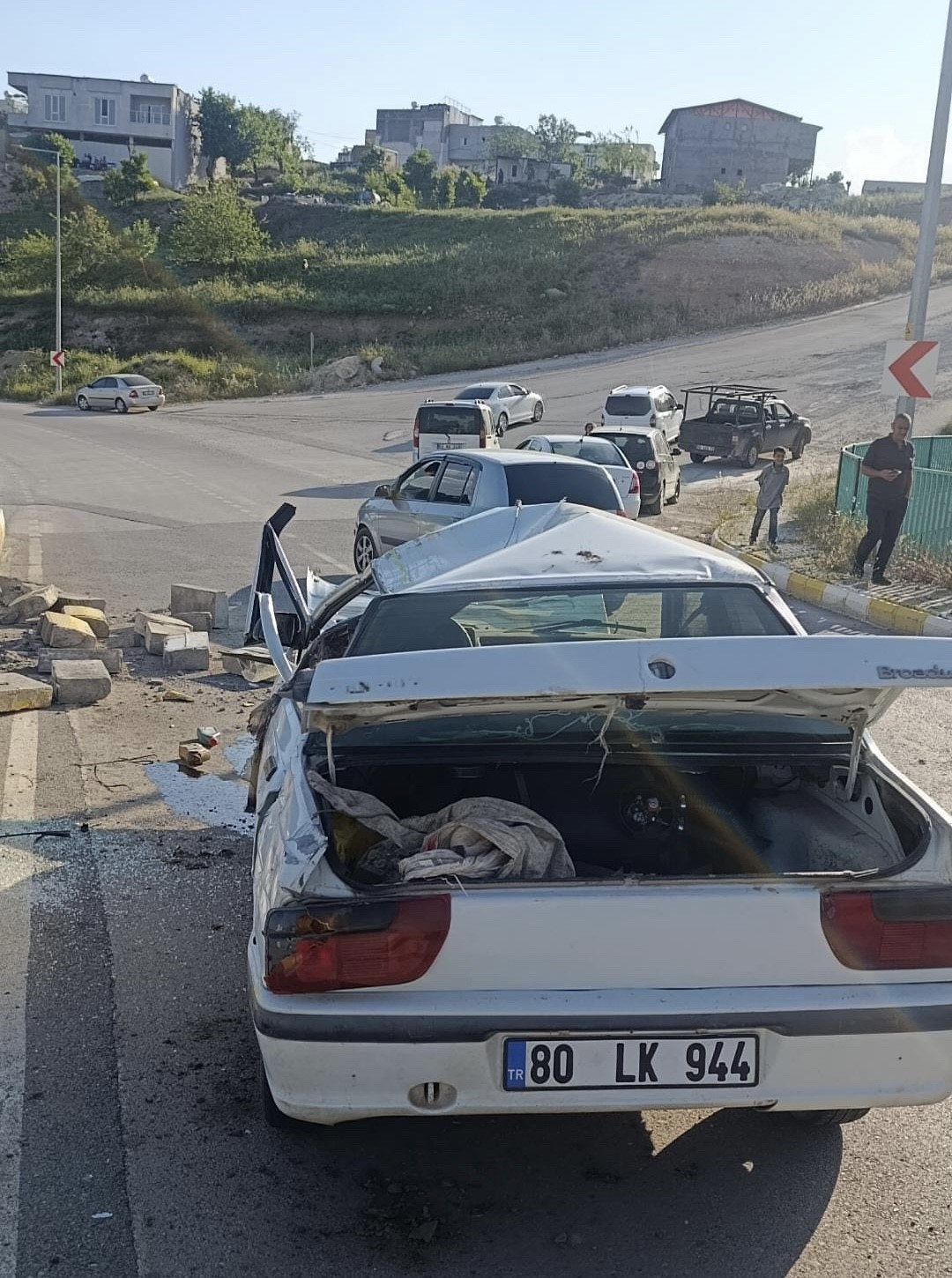Otomobil takla attı: 1 yaralı