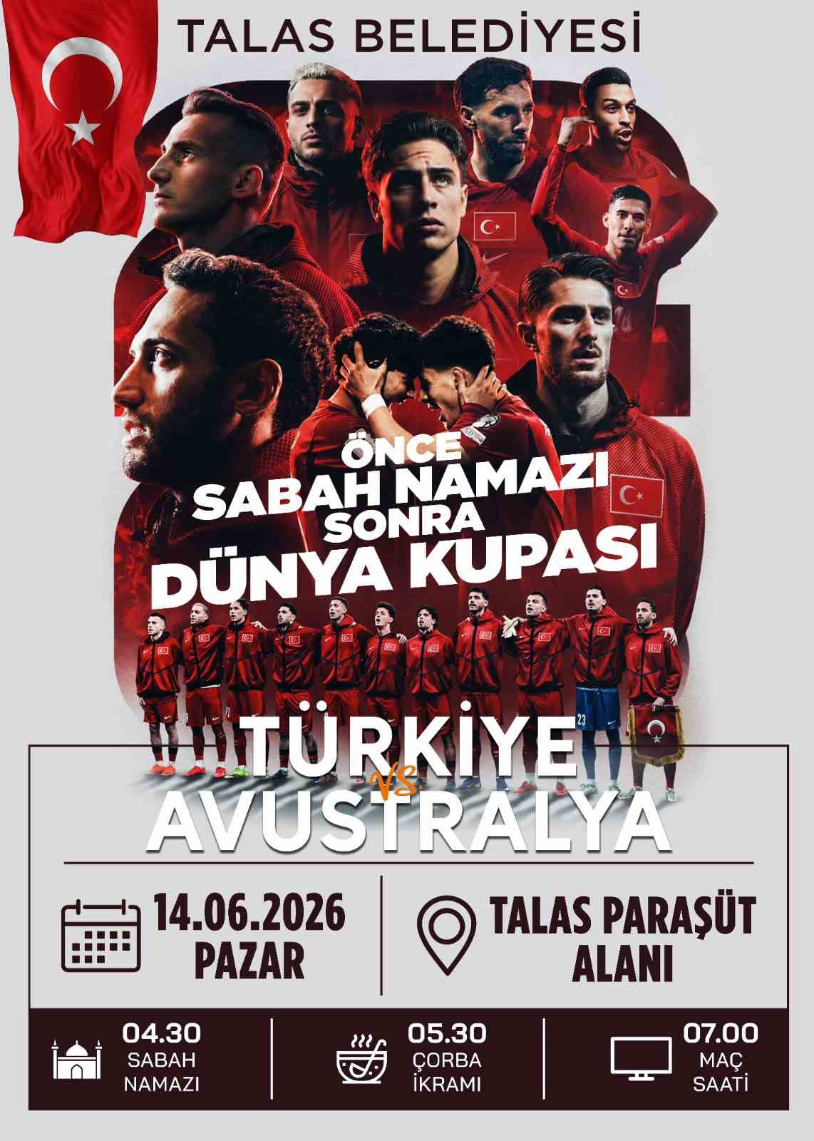 Talas’ta milli heyecan paraşüt alanında yaşanacak