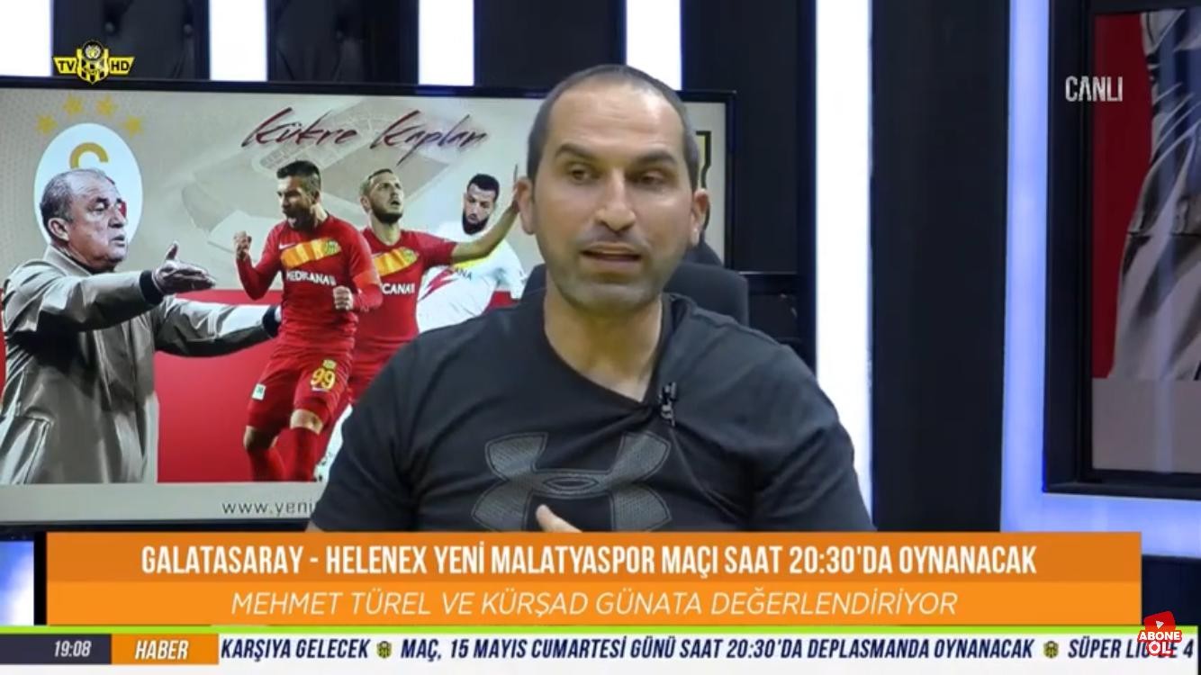 Yeni Malatyaspor Lig De Kalsin Biyigimi Keserim Diyen Yorumcu Canli Yayinda Biyigini Kesti Mega Spor