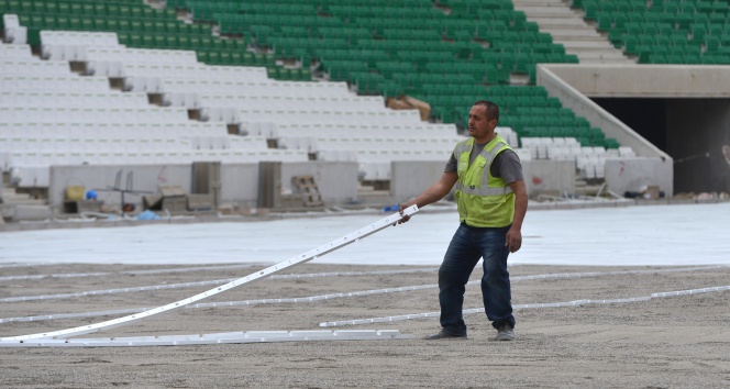 Tihsah Arena’da zemin çalışmalarında sona gelindi