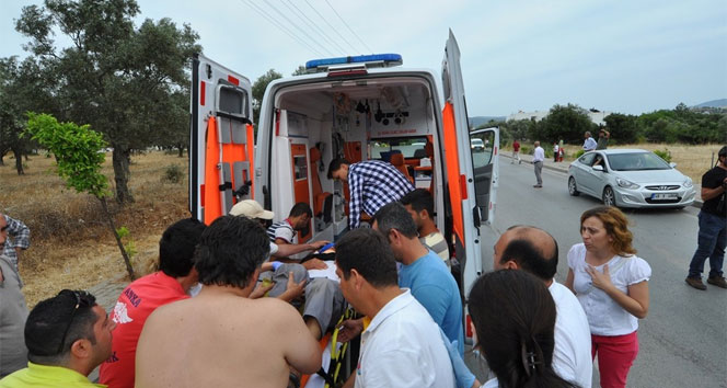 Bodrum’da trafik kazası: 1 yaralı