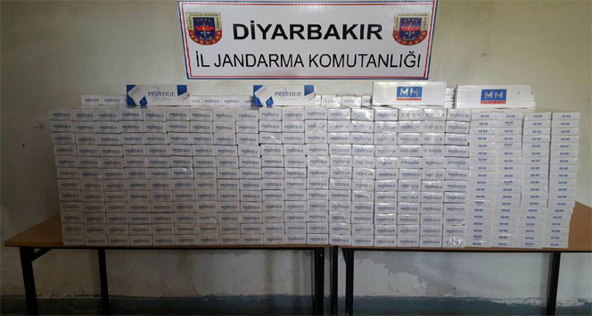Diyarbakır’da 32 bin 755 paket kaçak sigara ele geçirildi