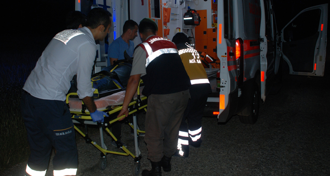 Bayramiç&#039;te kaza; 1 yaralı