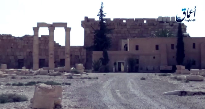 Antik Palmira kenti şimdilik zarar görmedi