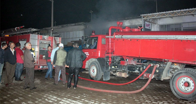 Amasra Sanayi Sitesi&#039;nde yangın