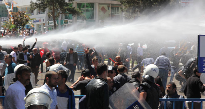 Erzurum'da HDP mitinginin ardından olaylar çıktı