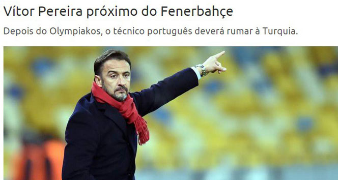 Fenerbahçe&#039;de Vitor Pereira sesleri