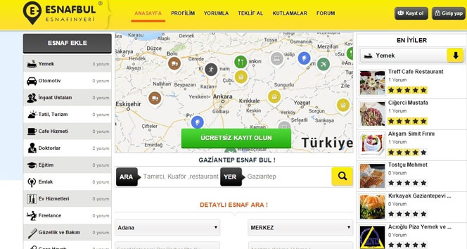 Çılgın proje Esnafbul.com