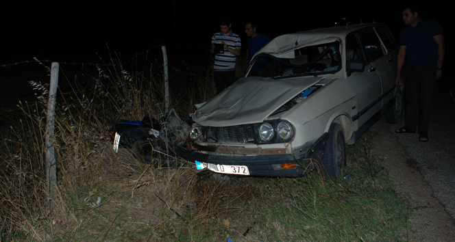 Bayramiç&#039;te trafik kazası; 2 yaralı
