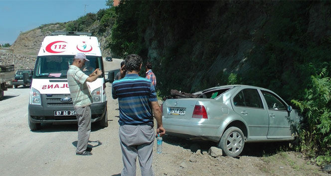 Kilimli'de trafik kazası: 1 yaralı