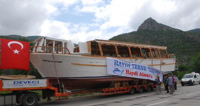 Tokat&#039;tan gemi geçti