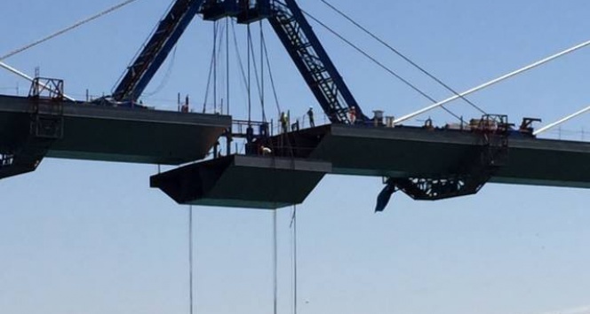 Ağın Köprüsü'nün son segmenti de takıldı