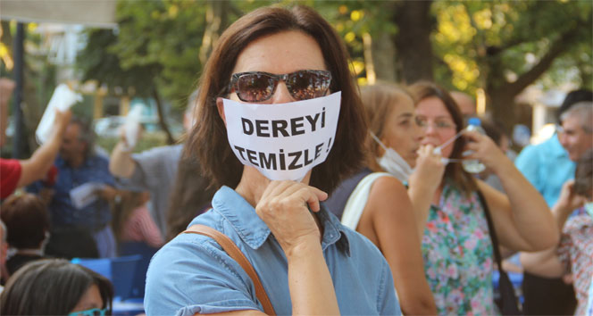 Kadıköylülerden Kurbağalıdere protestosu
