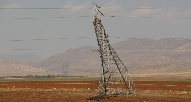 PKK elektrik hattına bile saldırdı