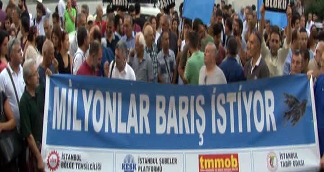Beyoğlu&#039;nda &#039;Dünya Barış Günü&#039; eylemi