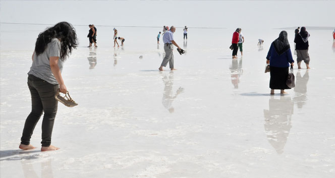 Tuz Gölü’ne ayak sağlığı ziyareti