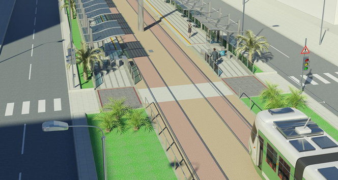 İzmir'de tramvay start verdi