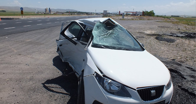 Pasinler'de trafik kazası: 6 yaralı
