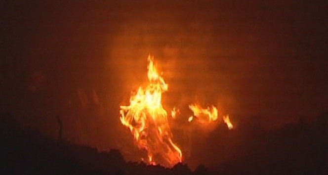 Afyonkarahisar’da arazi yangını