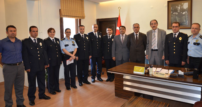 Nevşehir Emniyeti'nde rütbe terfi töreni