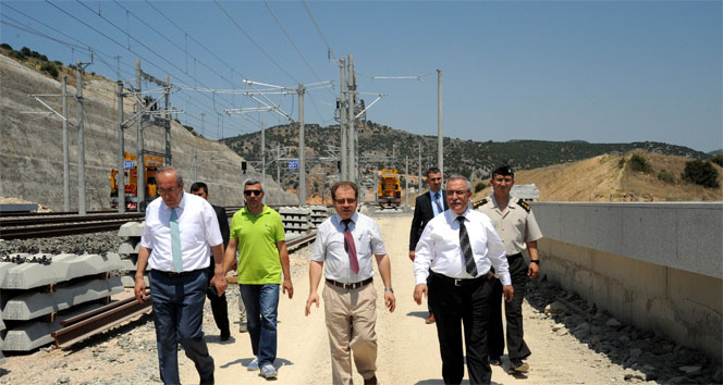 Bilecik Yüksek Hızlı Tren İstasyonu'nda inceleme