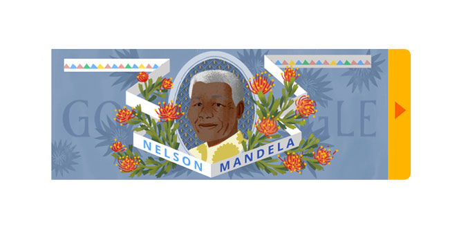 Google’dan Mandela’ya özel doodle