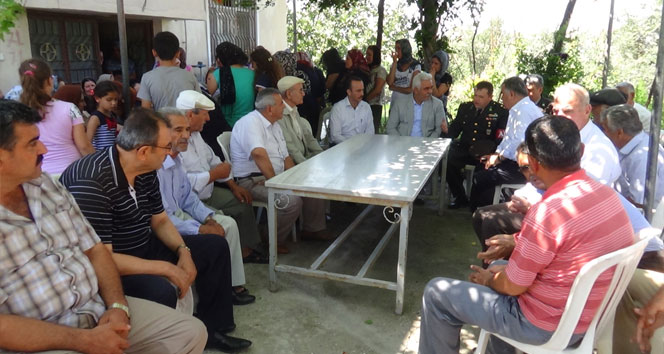 Şehidin baba ocağına ateş düştü