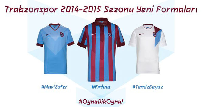 İşte Trabzonspor’un yeni formaları