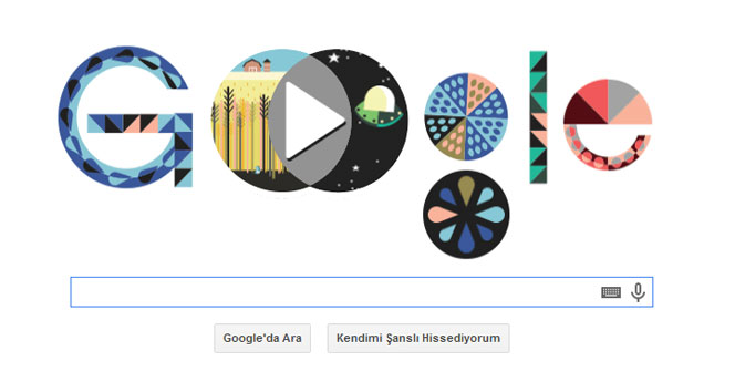 Google'dan John Venn doodleı