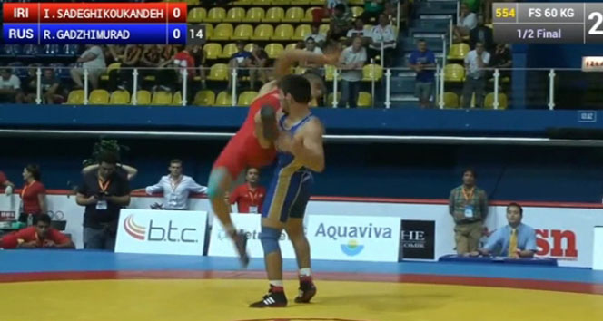 Yaptığı hamleyle güreş literatürüne geçti