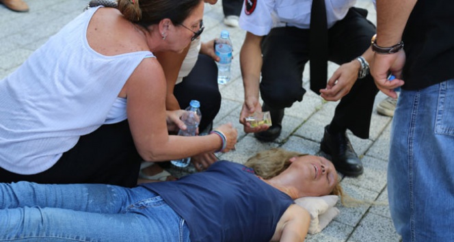 Açlık grevindeki dövizzede, baygınlık geçirdi