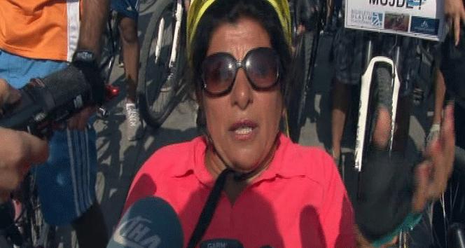 Engelli bisikletçiye Taksim’de polis engeli