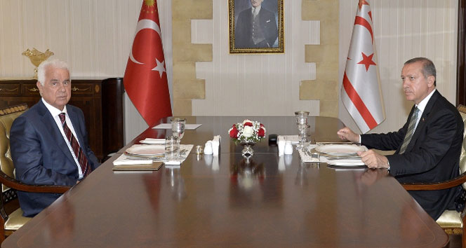 Cumhurbaşkanı Erdoğan, Eroğlu ile görüştü