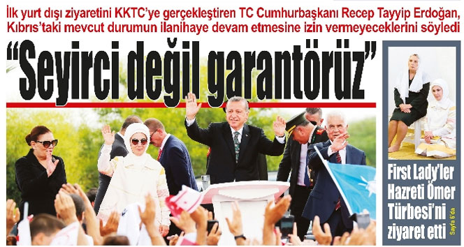 Erdoğan’ın KKTC ziyareti Kıbrıs basınında