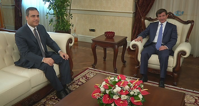 Başbakan Davutoğlu, MİT Müsteşarı Fidan'ı kabul etti