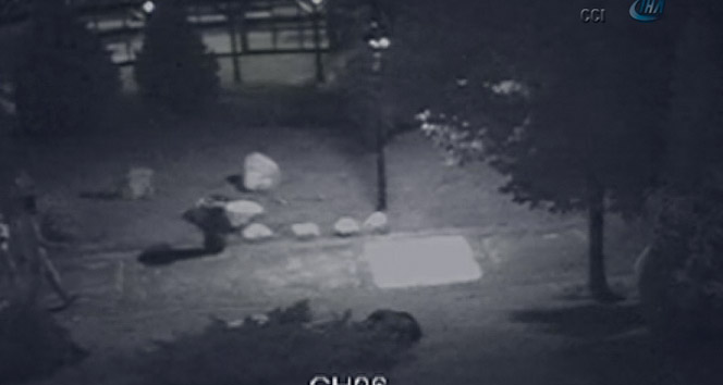 Beşiktaş’ta parkları kirletenler kamerada