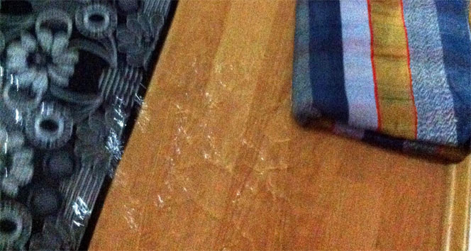 Musluklar açık kalınca evi su bastı