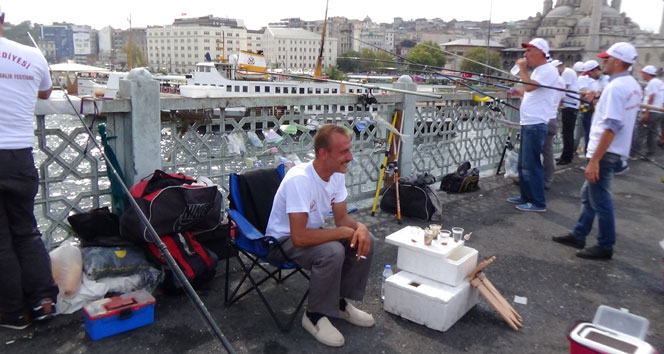 Tarihi yarımadada balık tutma yarışması