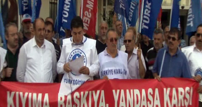 Beykoz’da okul müdürlerinin görevden alınması protestosu