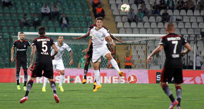 Bursaspor Beşiktaş&#039;a 1-0 mağlup oldu